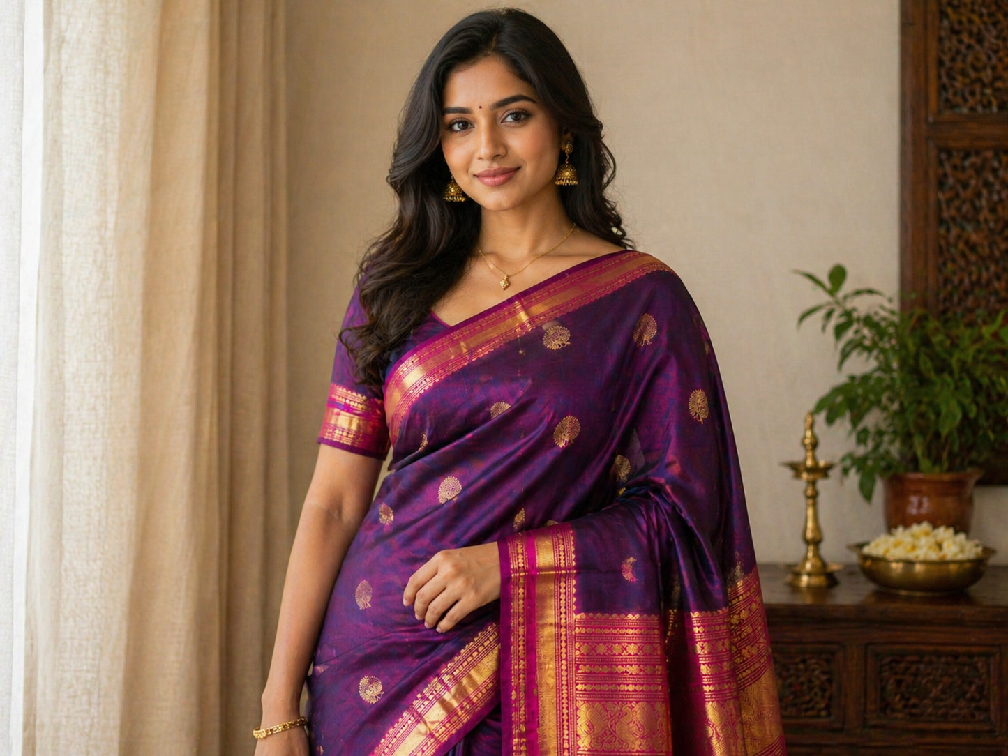 Pure Kanchipuram Silk Saree