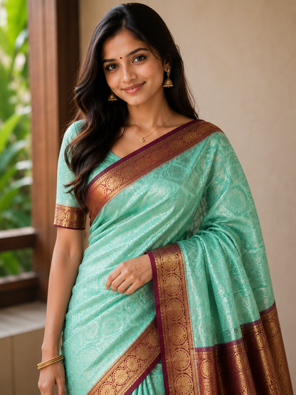 Pure Kanchipuram Silk Saree