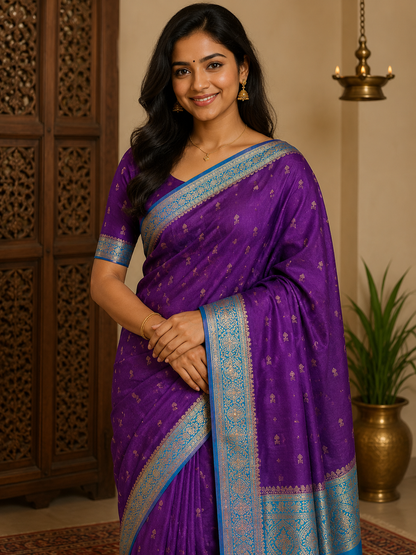 Pure Mysore Silk Saree.