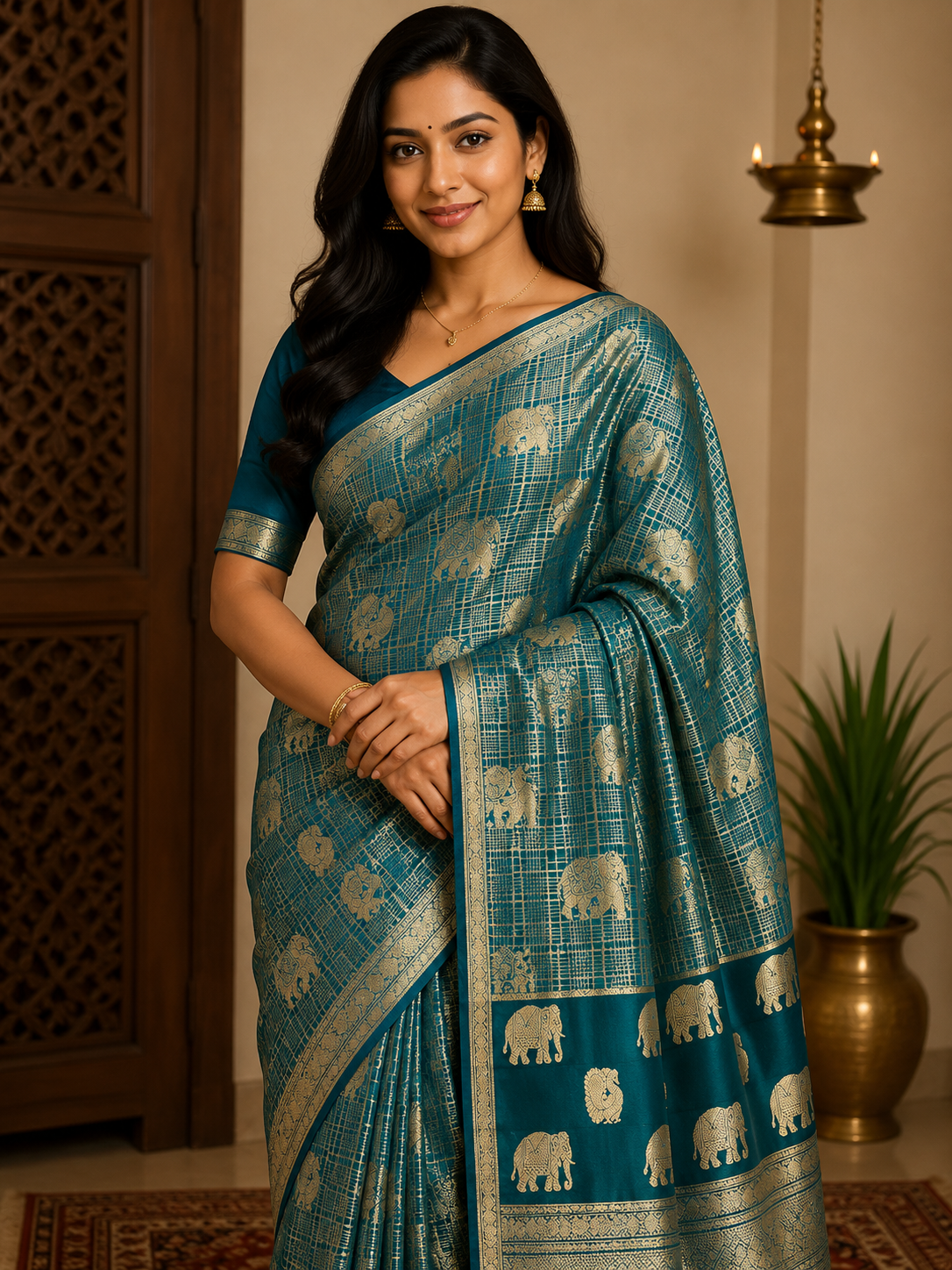 Pure Mysore Silk Saree.