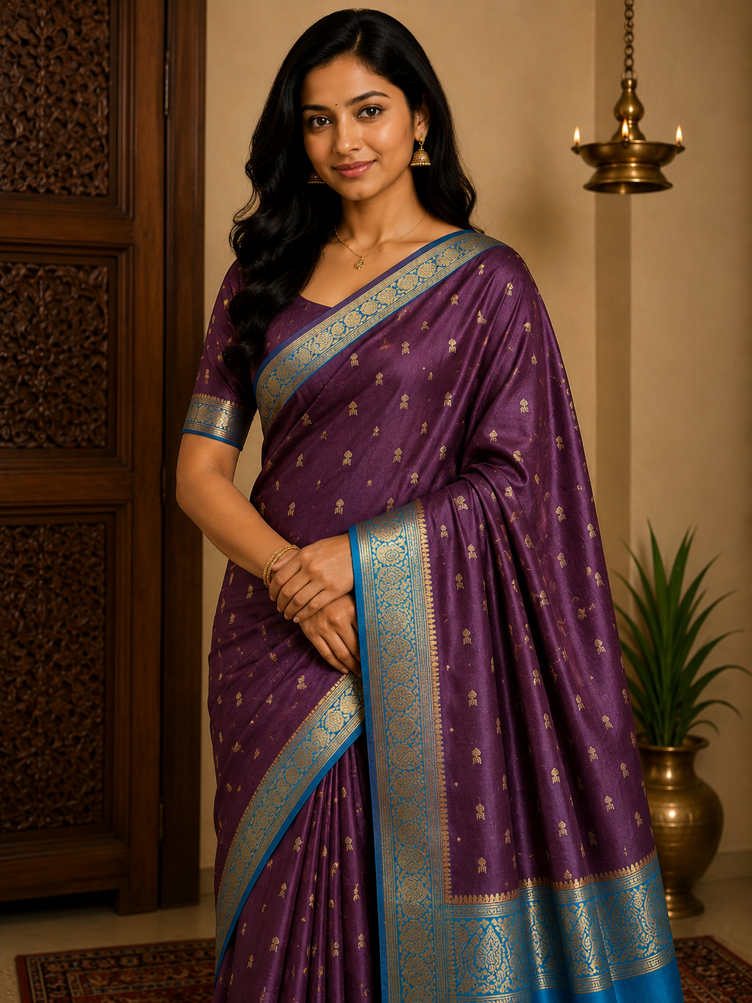 Pure Mysore Silk Saree.