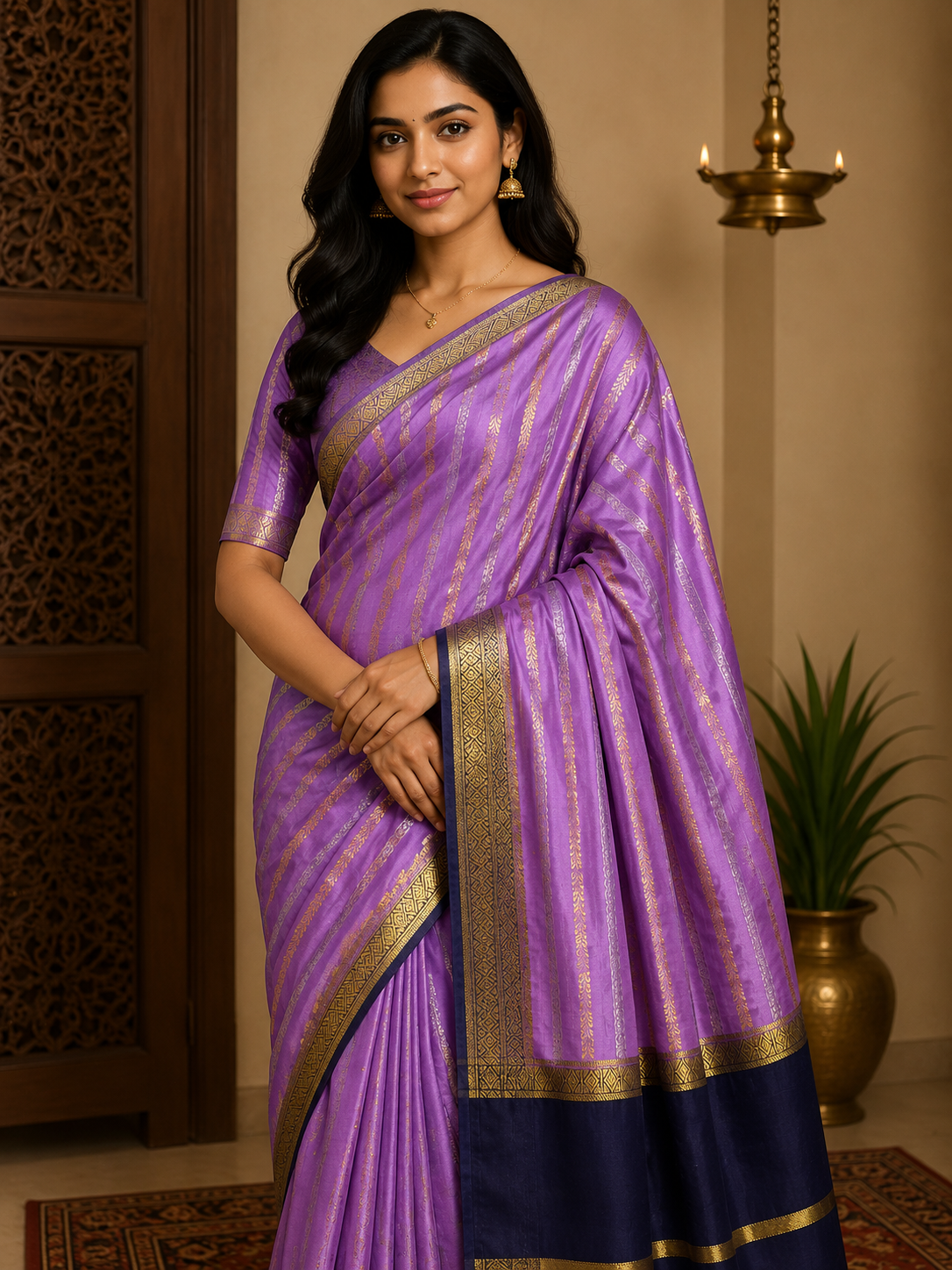 Pure Mysore Silk Saree.