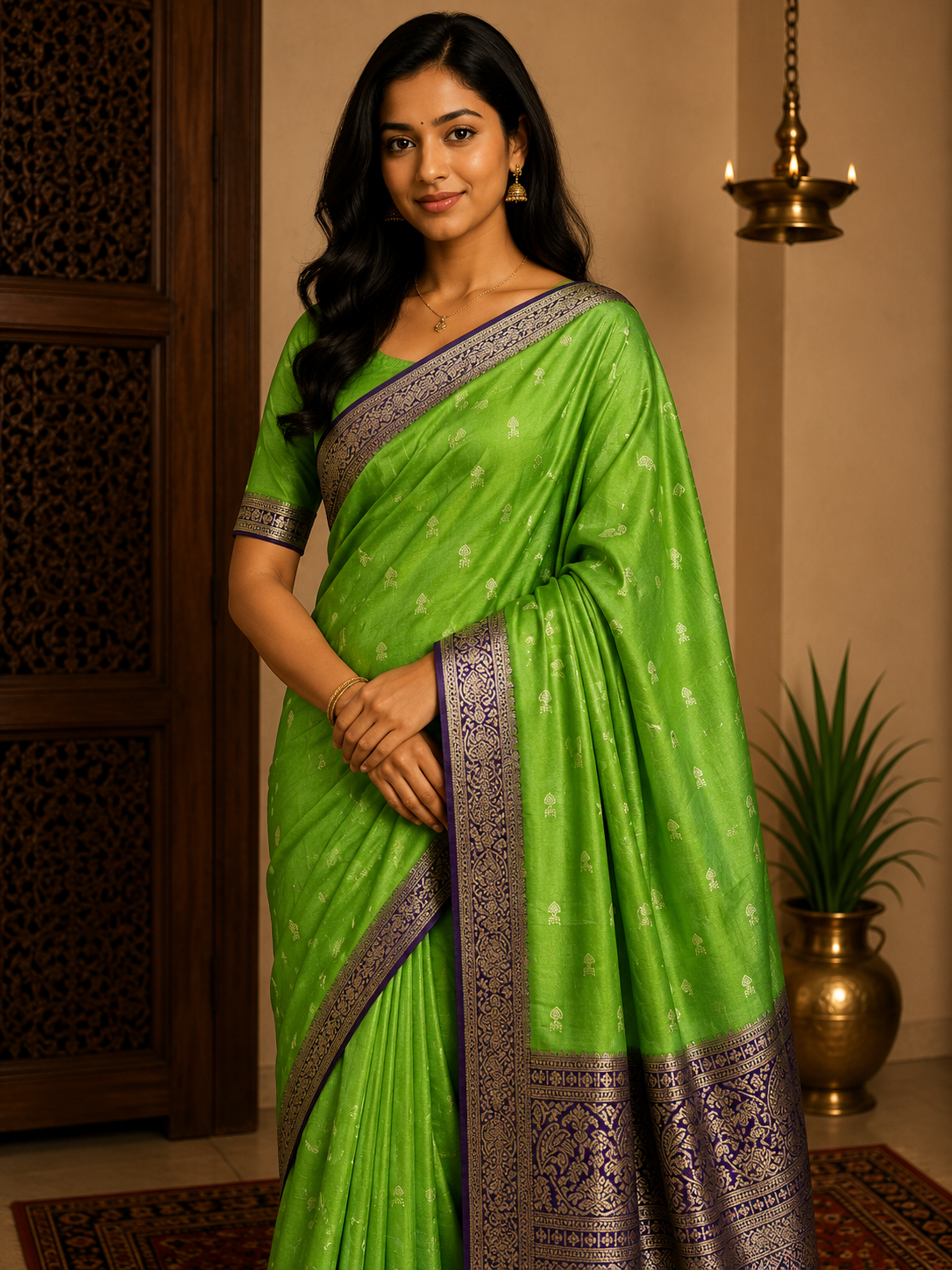 Pure Mysore Silk Saree.