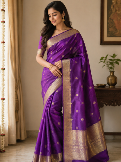 Pure Mysore Silk Saree ( 60 Grams )