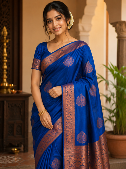Kanchi Mix Silk Saree