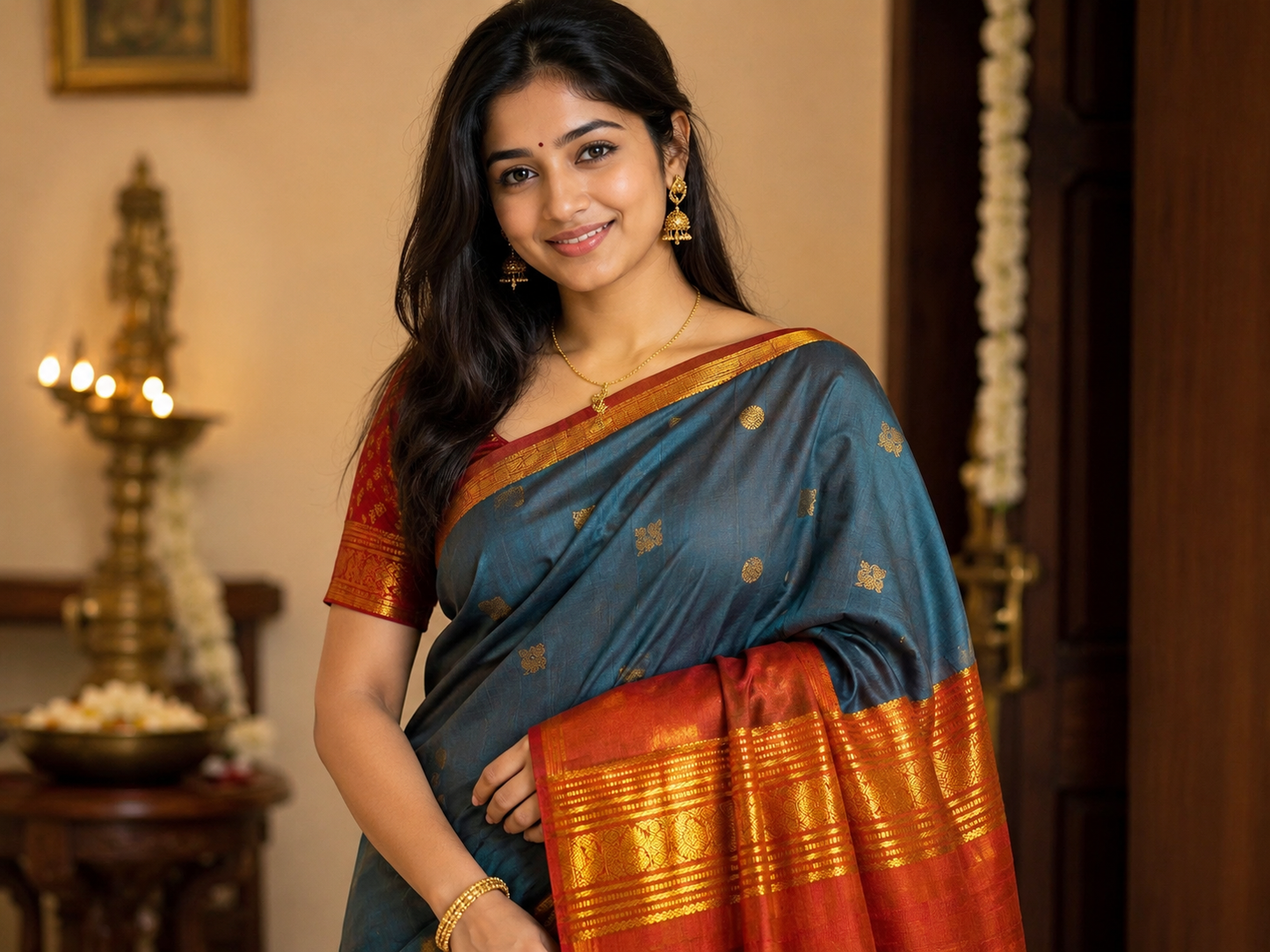 Pure Kanchipuram Silk Saree
