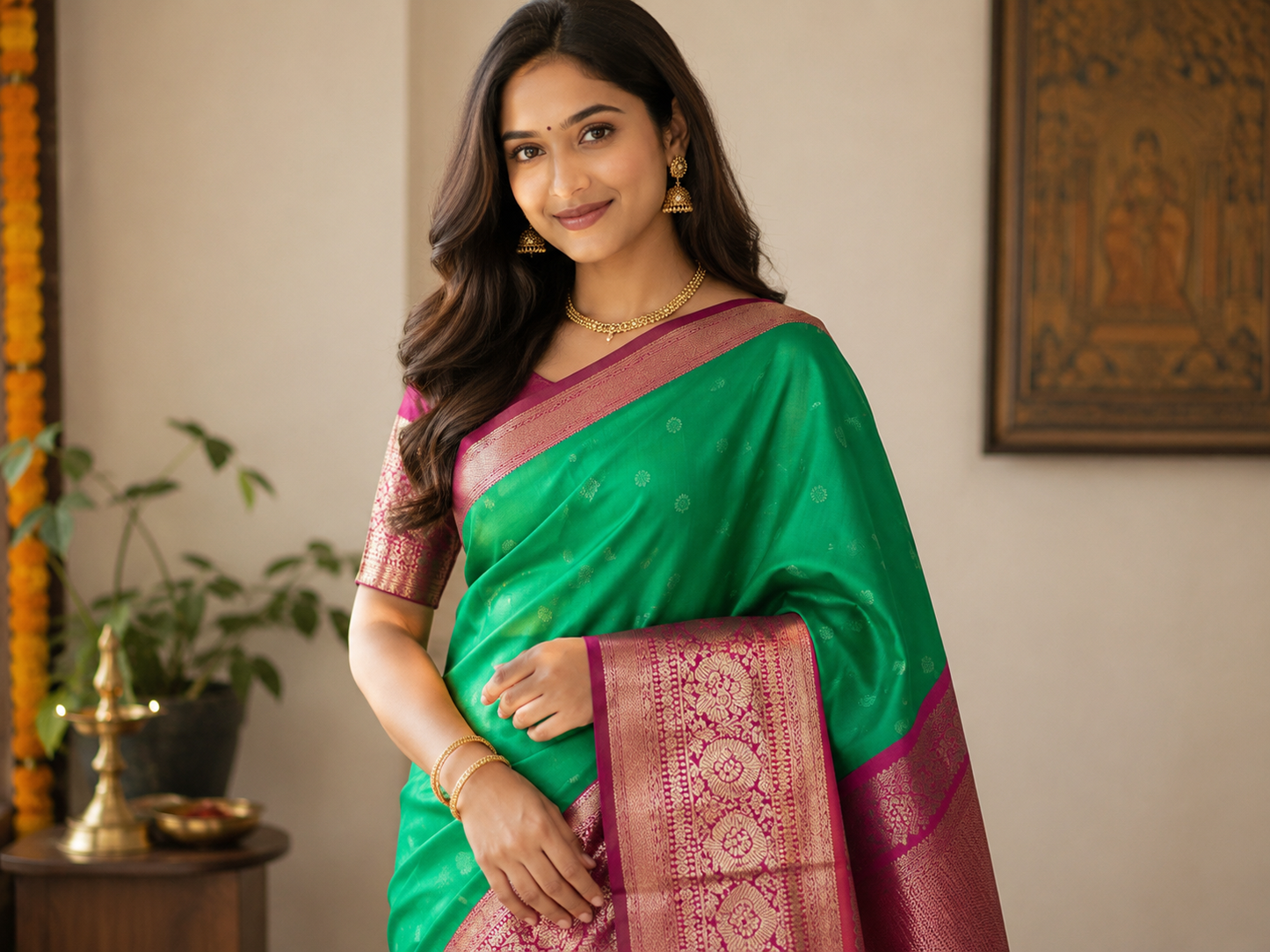 Pure Kanchipuram Silk Saree