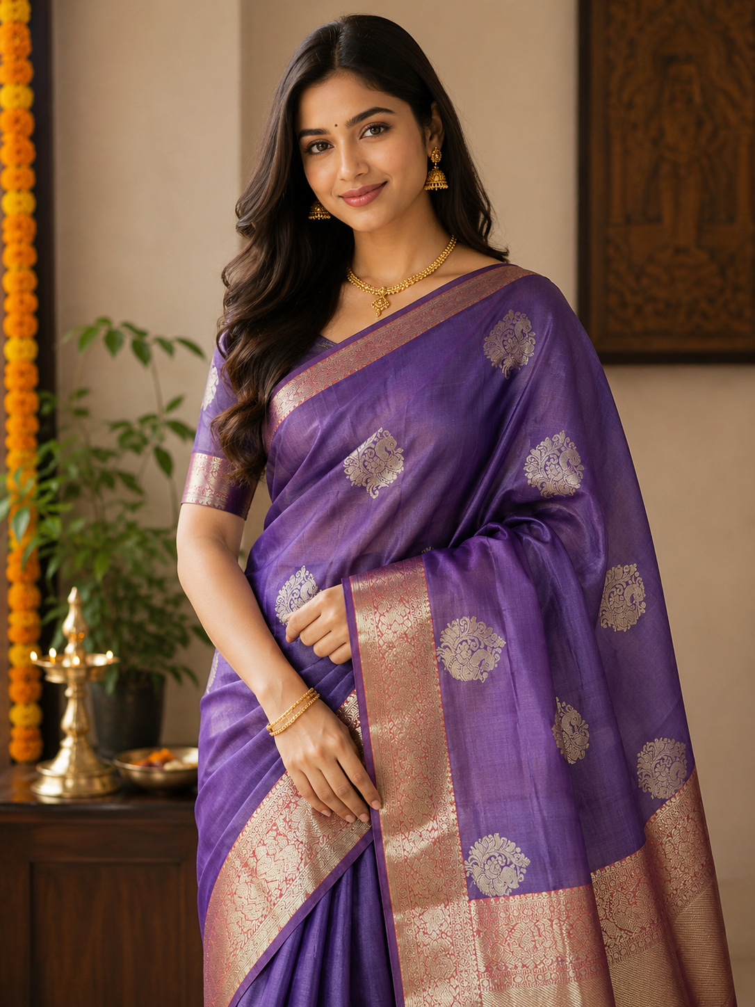 Pure Kanchipuram Silk Saree
