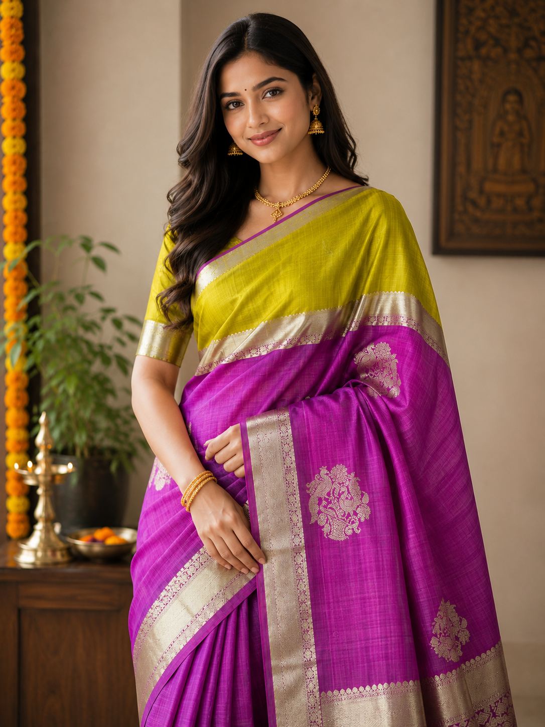 Pure Kanchipuram Silk Saree