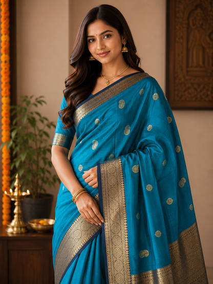 Pure Kanchipuram Silk Saree