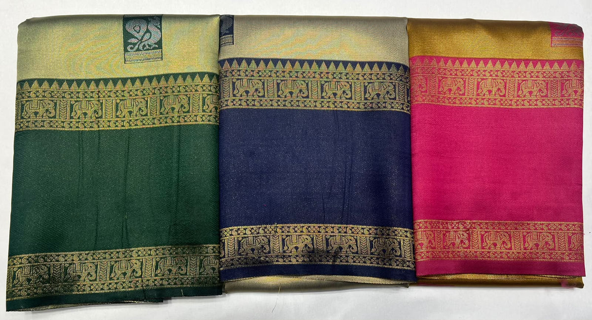Combo Offer Get 3  Art Silk Saree's At 1499*3