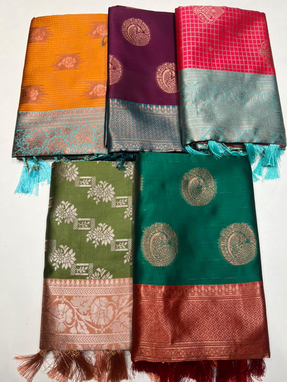 Combo Offer Get 3  Art Silk Saree's At 1199/-