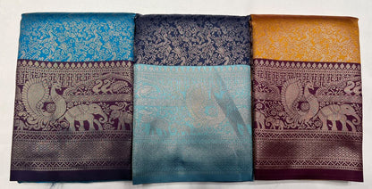 Combo Offer Get 3  Art Silk Saree's At 1499*3