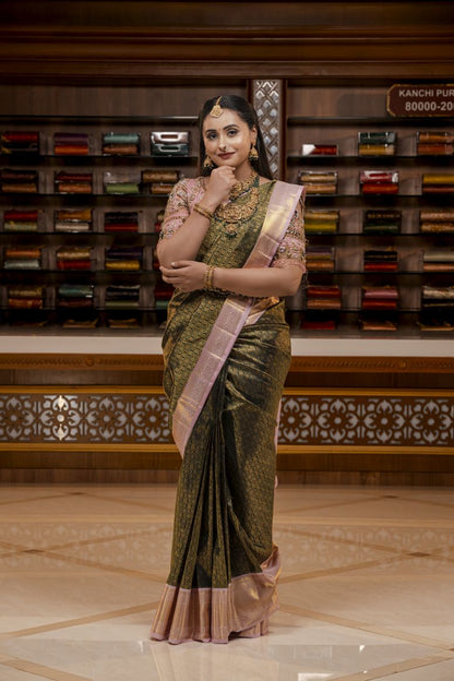 Pure Kanchipuram Silk Saree.