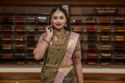 Pure Kanchipuram Silk Saree.