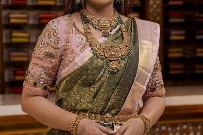 Pure Kanchipuram Silk Saree.