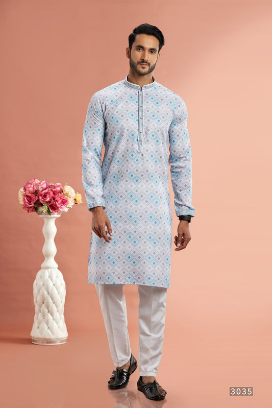 Cotton Kurta Pyjama