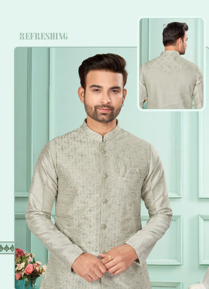 Kurta Pyjama With Jacket