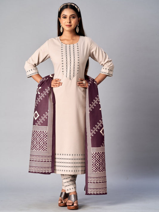 Pure Cotton Salwar Suits (3 Piece )