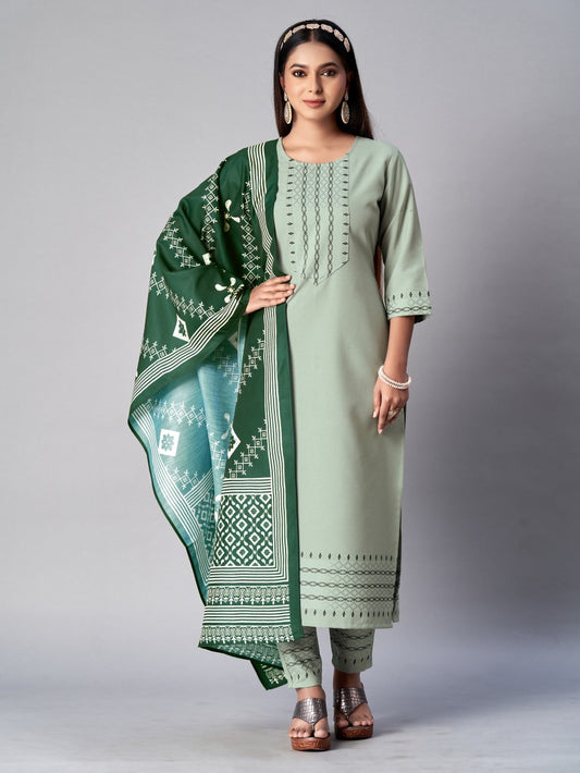 Pure Cotton Salwar Suits (3 Piece )