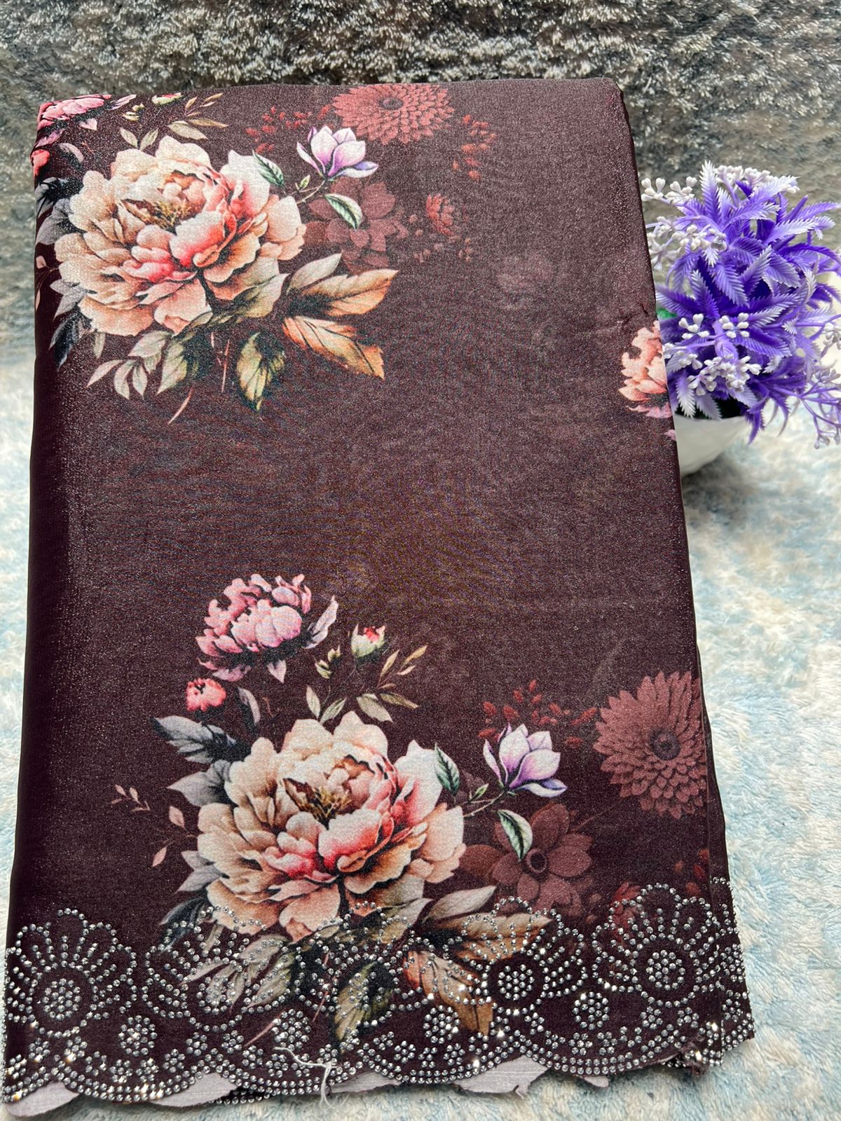 Pure Linen Silk Saree.