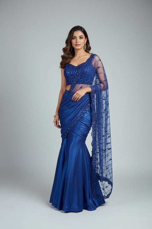 Party Wear Ready To Wear  Fish Cut Lehenga