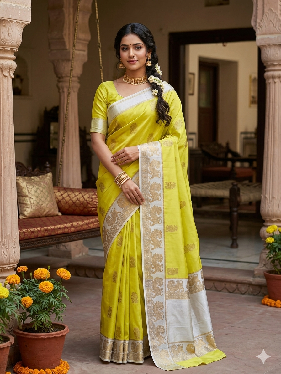Pure Mysore Silk Saree.