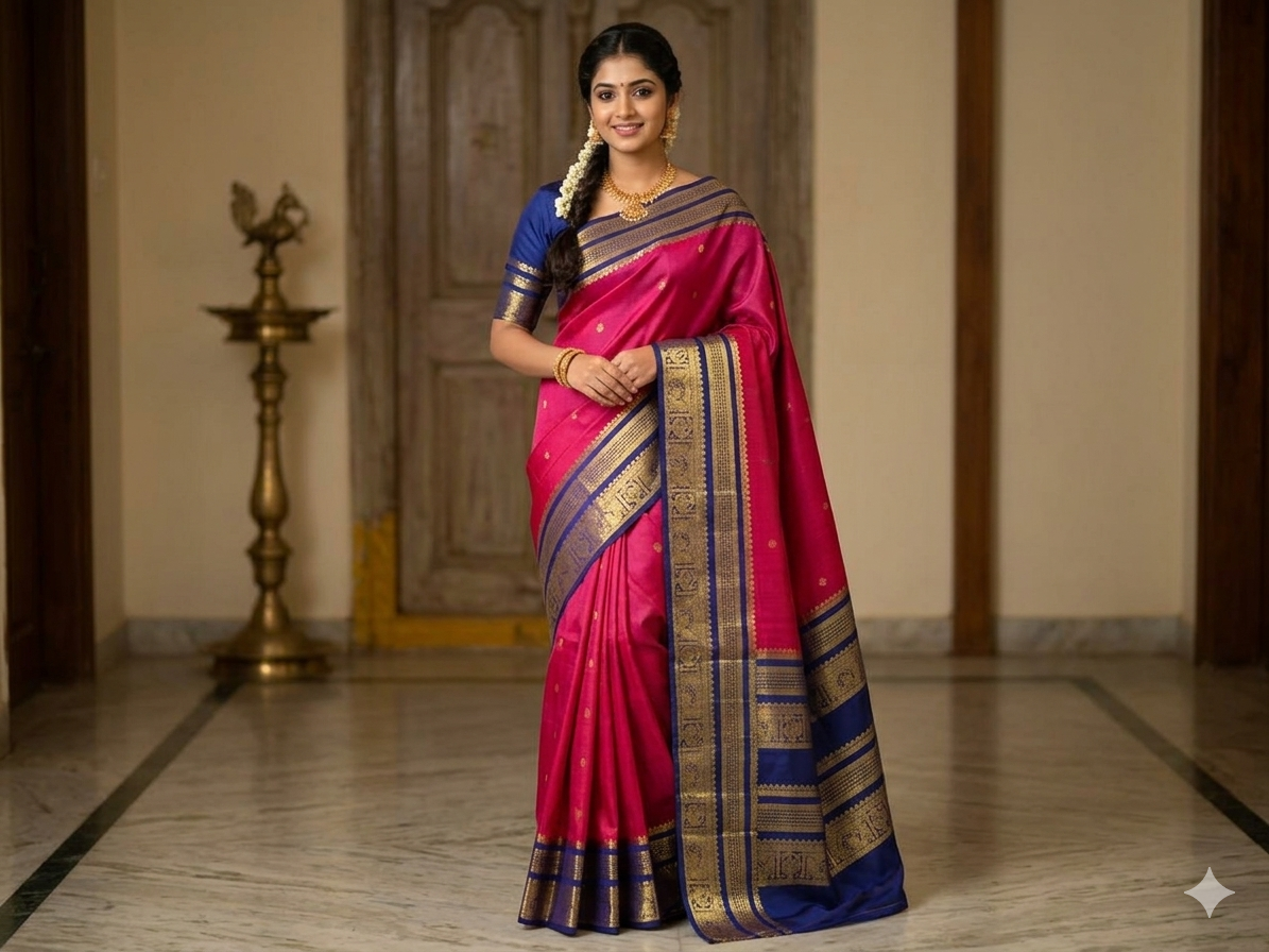 Pure Kanchipuram Silk Saree