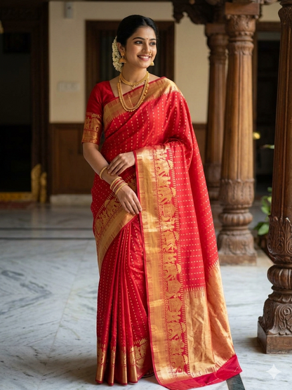 Pure Kanchipuram Silk Saree