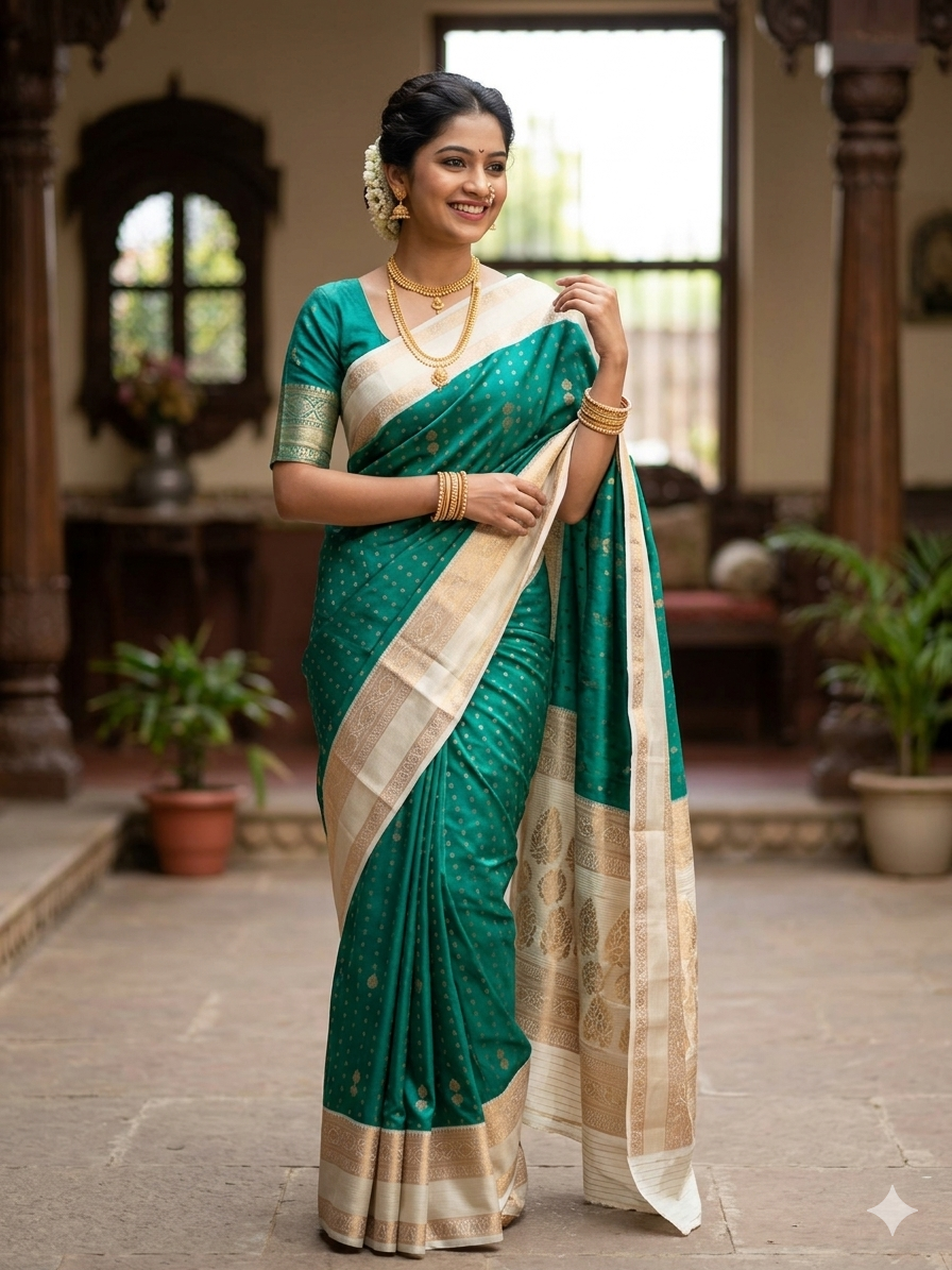 Pure Kanchipuram Silk Saree