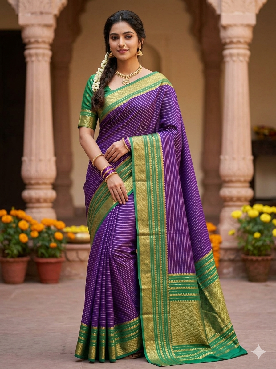 Pure Mysore Silk Saree.