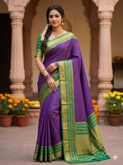 Pure Mysore Silk Saree.