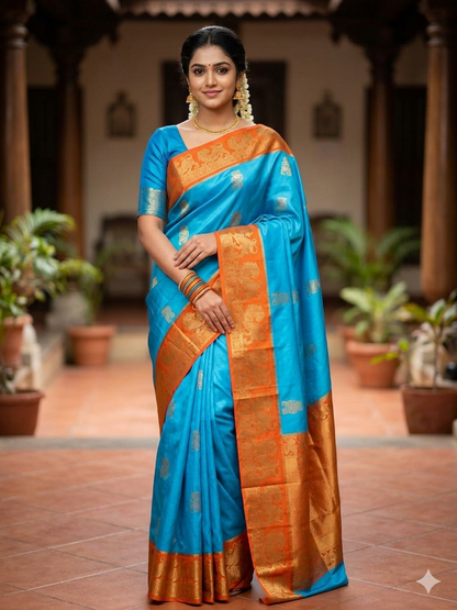 Pure Mysore Silk Saree.