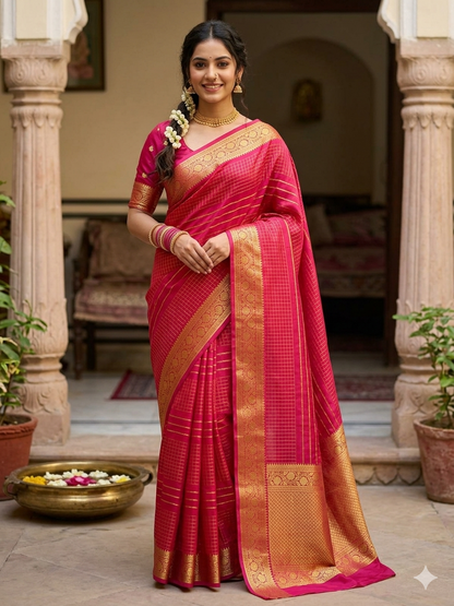 Pure Mysore Silk Saree.