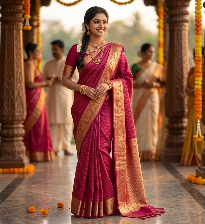 Pure Kanchipuram Silk Saree