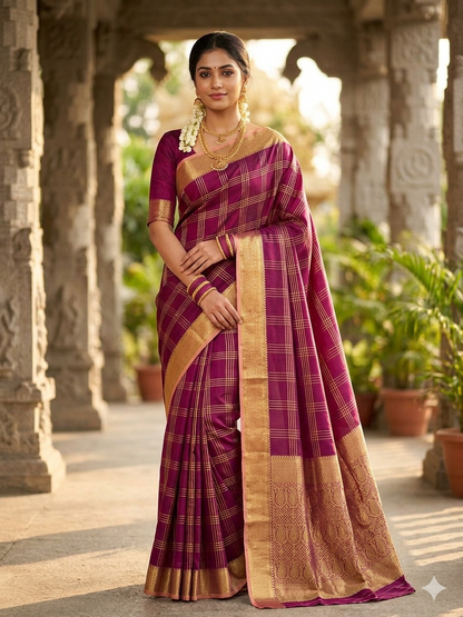 Pure Mysore Silk Saree.