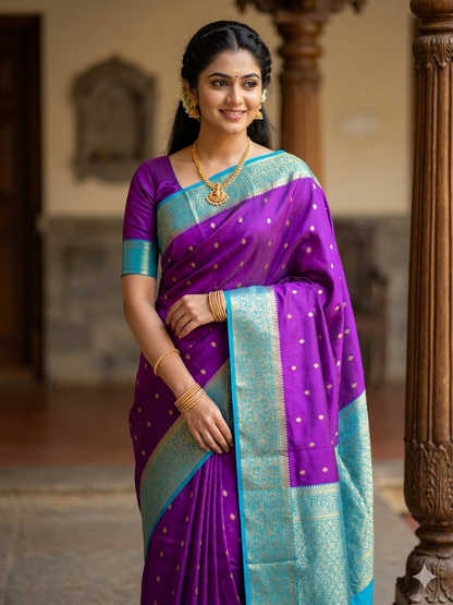 Pure Mysore Silk Saree.