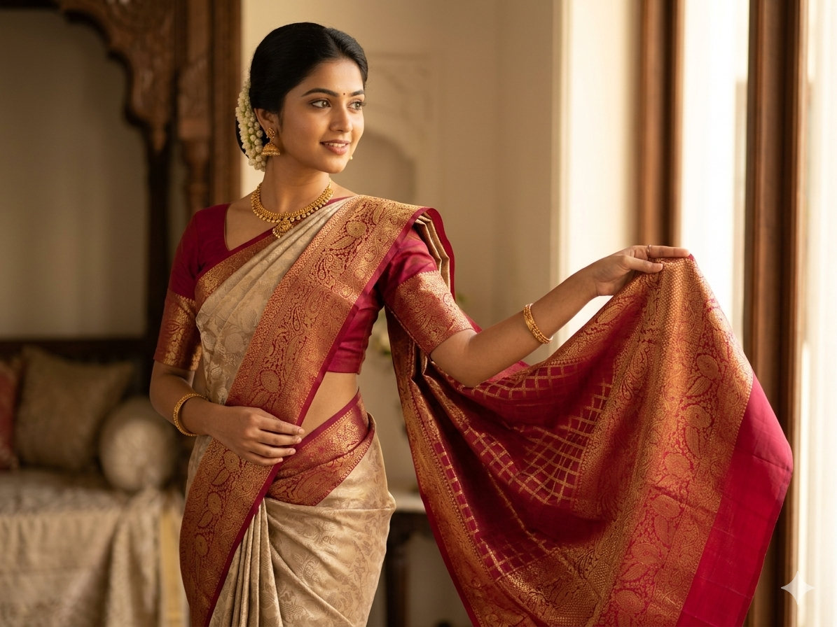 Pure Kanchipuram Silk Saree