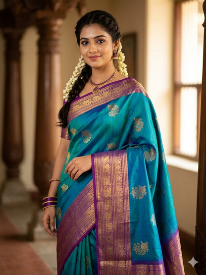 Pure Kanchipuram Silk Saree