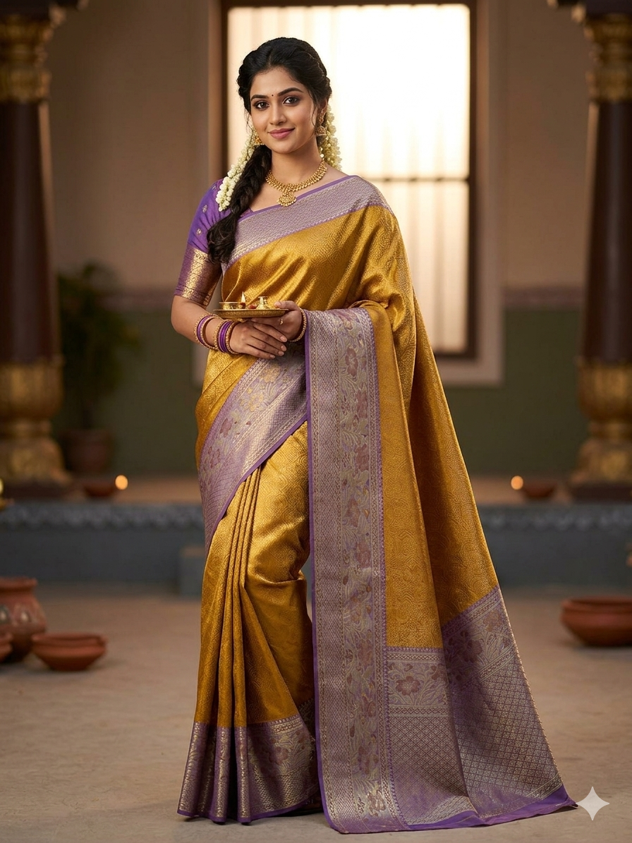 Pure Kanchipuram Silk Saree