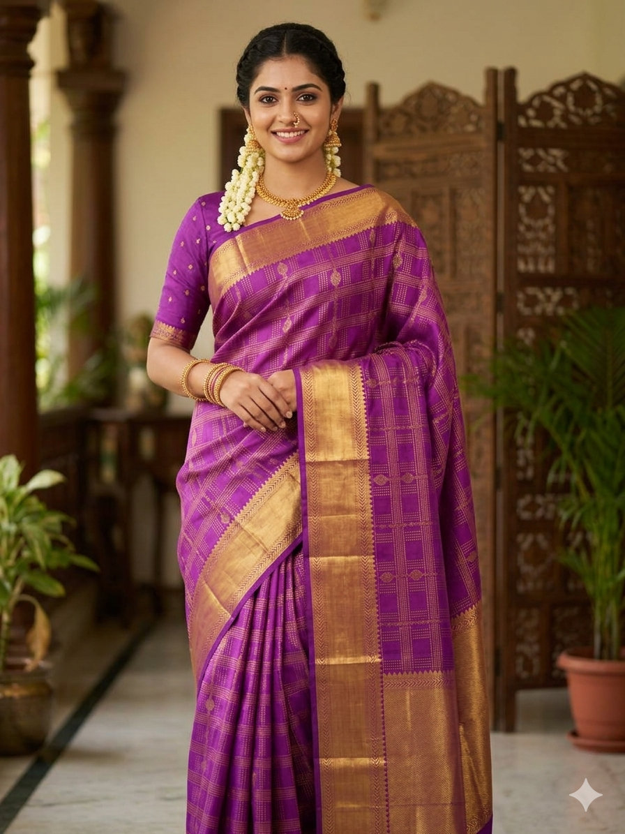 Pure Kanchipuram Silk Saree