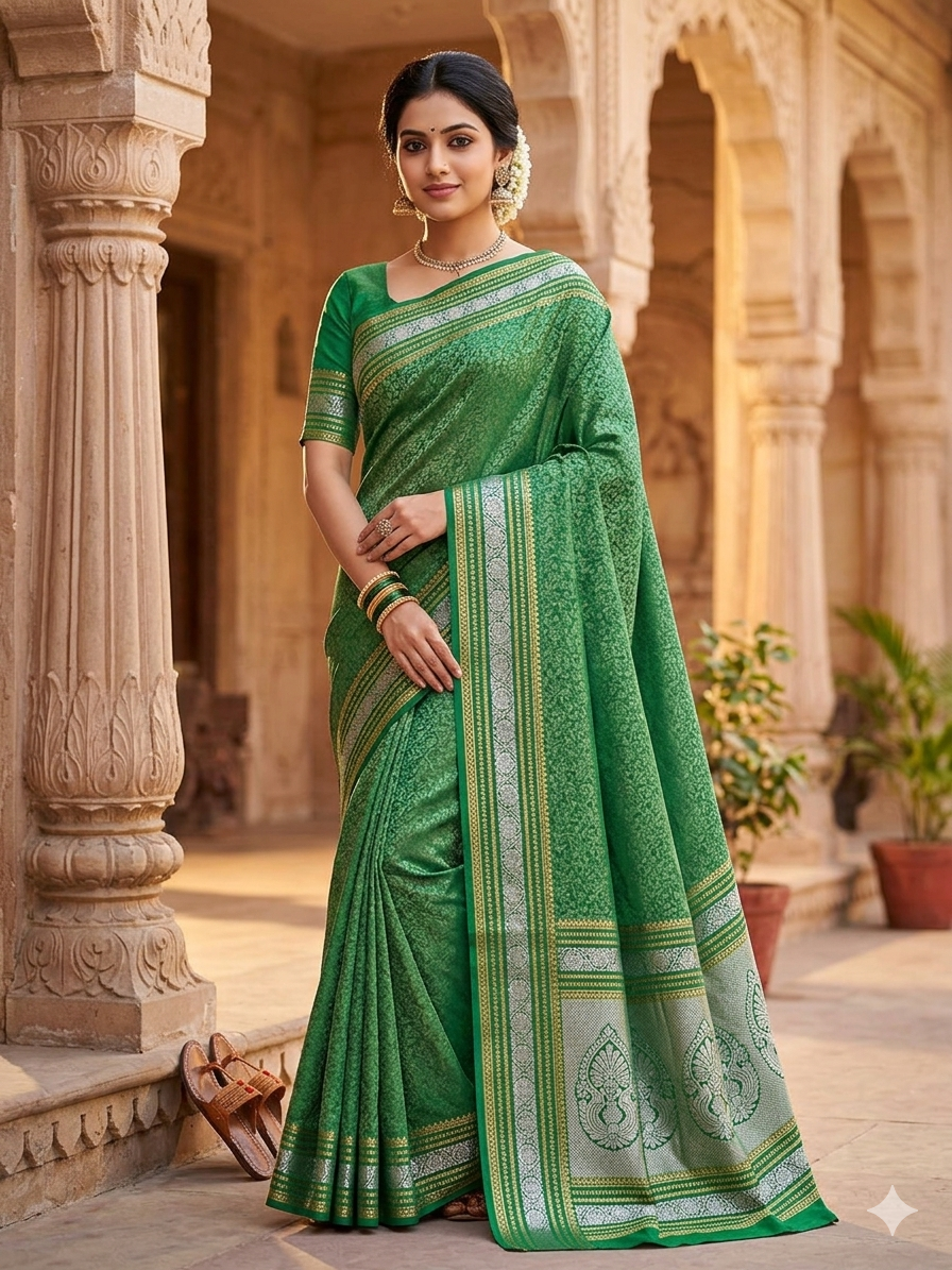Pure Mysore Silk Saree.