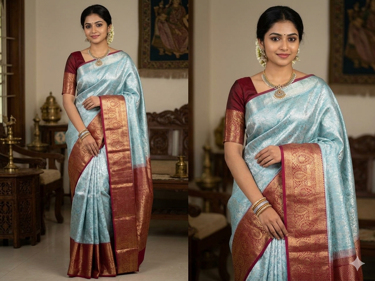Pure Kanchipuram Silk Saree