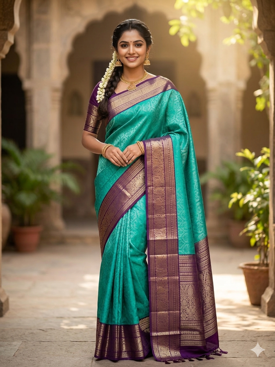 Pure Kanchipuram Silk Saree