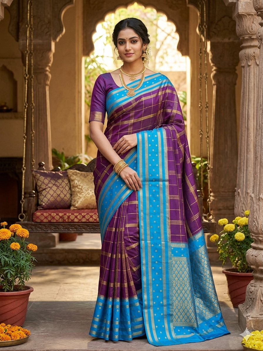 Pure Mysore Silk Saree.