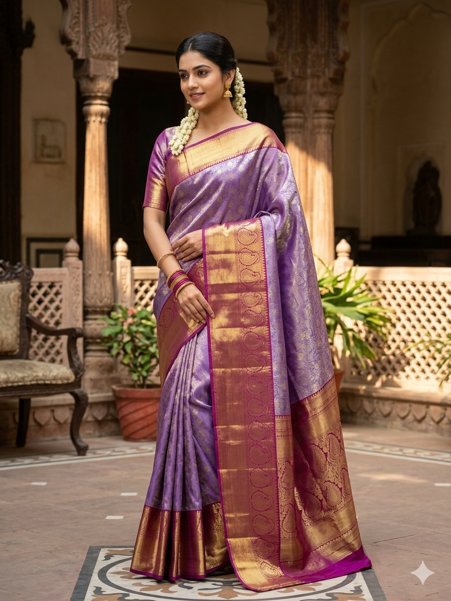 Pure Kanchipuram Silk Saree