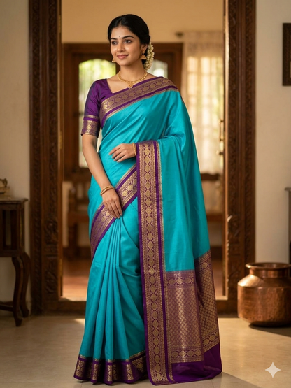 Pure Mysore Silk Saree.