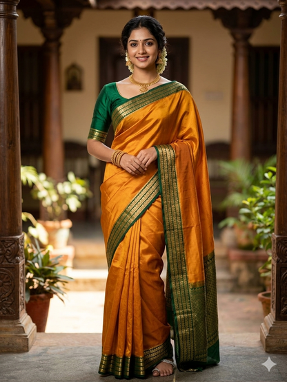 Pure Mysore Silk Saree ( 60 Grams )