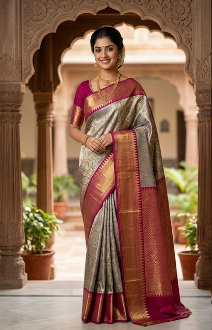 Pure Kanchipuram Silk Saree