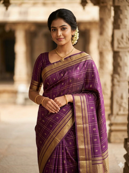 Pure Mysore Silk Saree.